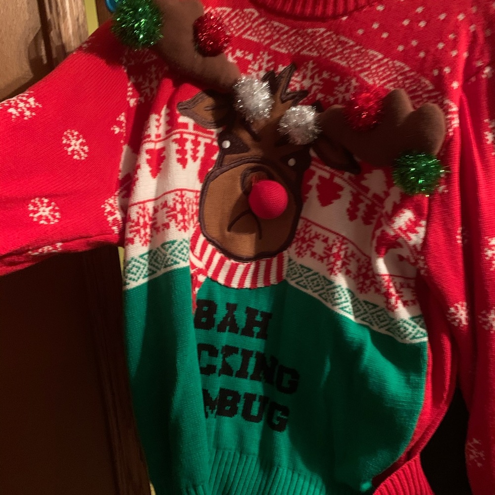 Adult reindeer sweater